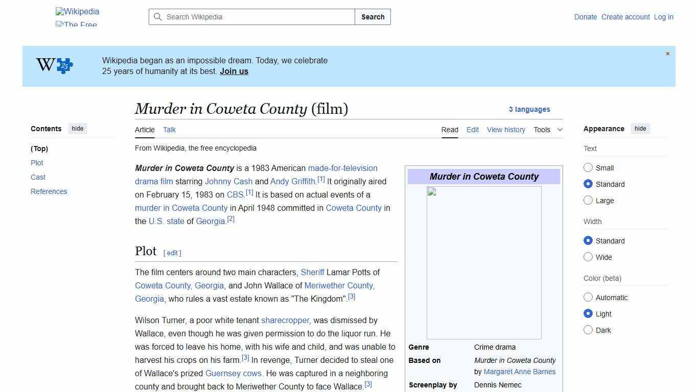 Murder in Coweta County (film) - Wikipedia
